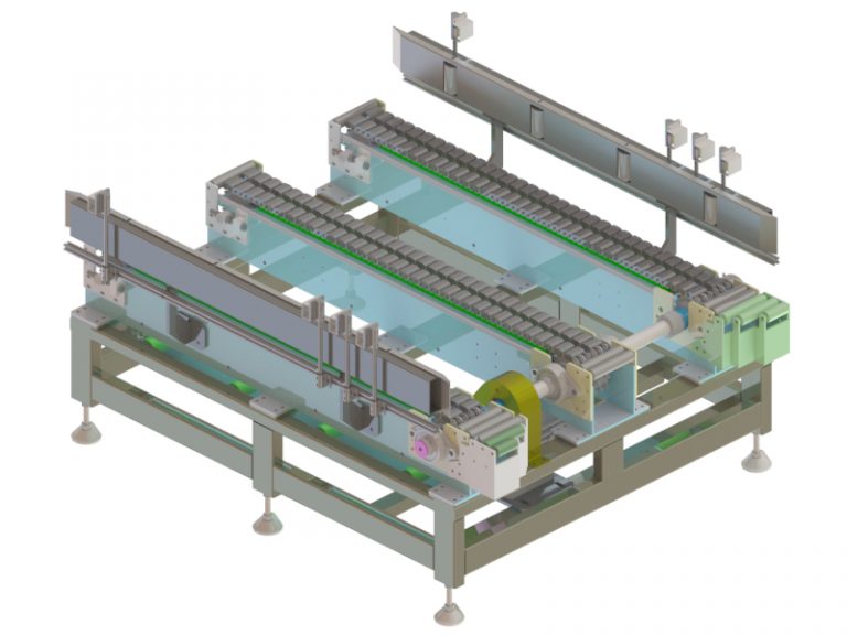 Covered-chain conveyor